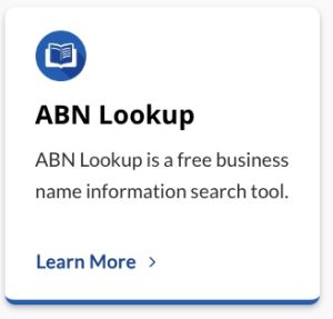 abn lookup search business name asic abr